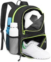 Mochila de futebol YOREPEK leve resistente à água 28L
