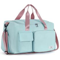 Mochila de ginástica feminina FIORETTO com compartimento para sapatos 37L