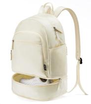 Mochila de ginástica Uselike para mulheres com compartimento para sapatos 26L