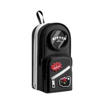 Mochila De Grande Capacidade Com Estojo Para Lápis Para Alunos Do Ensino Fundamental Com Janela