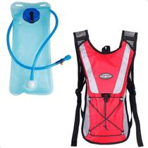 Mochila de Hidratação com Bolsa Reservatório Água 2L Camelback Camelbag Ciclismo Bike Bicicleta Motocross Trilha Vermelho Mochila de Hidratação com Bolsa Reservatório Água 2L Camelback Camelbag Ciclismo Bike Bicicleta Motocross Trilha Vermelho