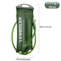 Mochila De Hidratação Com Reservatório De Água PEVA De Grande Capacidade 2L Para Corrida E Ciclismo