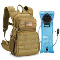 Mochila de Hidratação CVLIFE 22L com Bexiga de 3L - Caqui