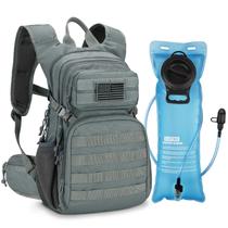 Mochila de Hidratação CVLIFE 22L com Bolsa de 3L Cinza