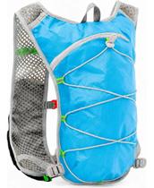 Mochila de Hidratação Esportiva 6L com Reservatório 2L e Faixas Refletivas