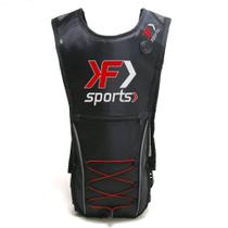 Mochila De Hidratação Para Ciclista Vermelha Com Refil - F Sports