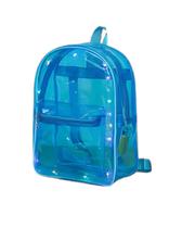 Mochila de led transparente plastico pvc