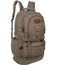 mochila de lona 60L kvn reforçada fundo expansivo mochila de lona 60L kvn reforçada fundo expansivo