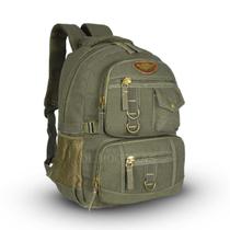 Mochila de Lona Reforçada Unissex Ideal Escolar Dia a Dia