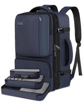 Mochila de Mão Vancropak 45L com 3 Cubos de Embalagem - Azul