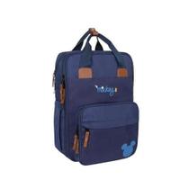 Mochila de Maternidade Dermiwill Mickey Azul Marinho