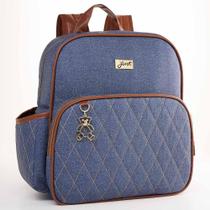 Mochila de Maternidade Just Baby Chicago Jeans Mochila de Maternidade Just Baby Chicago Jeans