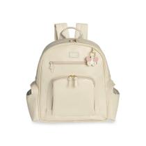 Mochila de Maternidade MasterBag Noah Borboleta Bege