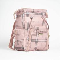 Mochila de Maternidade Multifuncional Hug Noruega Rosa