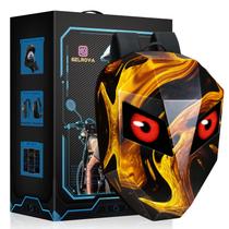 Mochila de motocicleta Gelrova LED com tela programável de 19 polegadas