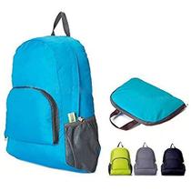 Mochila de Nylon Dobrável Impermeável Esportiva Escolar 25L Mochila de Nylon Dobrável Impermeável Esportiva Escolar 25L