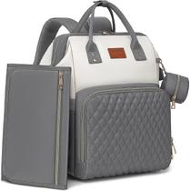 Mochila de Pañales ROSEGIN 35L Impermeable Gris Blanco