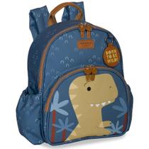 Mochila de Passeio MasterBag Dinossauro Azul Mochila de Passeio MasterBag Dinossauro Azul