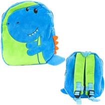 Mochila de Pelucia Infantil Turminha Animal Dinossauro Unik