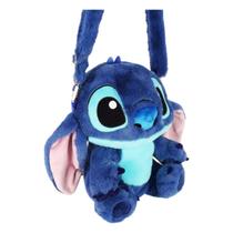 Mochila de Pelúcia Lilo & Stitch 31cm Fofa Ajustável