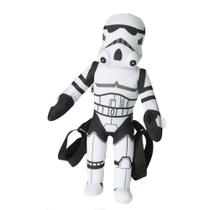 Mochila de pelúcia Storm Trooper 43 cm com alças ajustáveis Mochila de pelúcia Storm Trooper 43 cm com alças ajustáveis