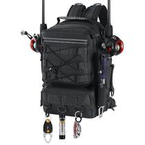 Mochila de pesca MoKo Sling Bag com suporte de vara e equipamento à prova d'água