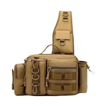 Mochila De Pesca Transversal Organizadora Com Suporte Para Vara E Equipamentos, Ideal Para Pesca