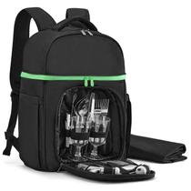 Mochila de picnic Vogano para 2 personas con compartimento refrigerado