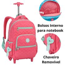 Mochila De Rodas 360º Metalizada Para Notebook