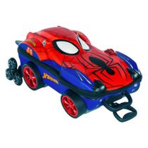 Mochila de Rodas Carrinho Escolar Homem Aranha 3D Meninos