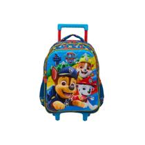 Mochila De Rodas Escolar Infantil Patrulha Canina Paw Patrol com Relevo 3D Xeryus 13490