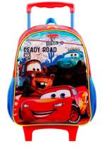 Mochila de Rodas Escolar M Carros Mcqueen Original Disney 2 Mochila de Rodas Escolar M Carros Mcqueen Original Disney 2