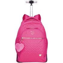Mochila de Rodas Grande Capricho Crush Rosa Mochila de Rodas Grande Capricho Crush Rosa