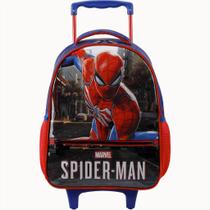 Mochila De Rodas Homem Aranha Infantil Escolar Marvel - Spider Man
