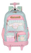 Mochila De Rodas Luxcel Amigos Da Hello Kitty - Mc49694sr Verde Hell