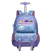 Mochila De Rodas Panda Escolar Meninas Holográfico Azul Mochila De Rodas Panda Escolar Meninas Holográfico Azul