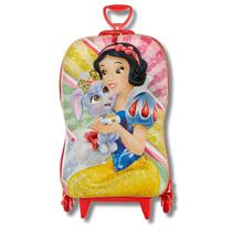 Mochila de Rodas Princesa Branca de Neve Escolar Infantil 3D Mochila de Rodas Princesa Branca de Neve Escolar Infantil 3D