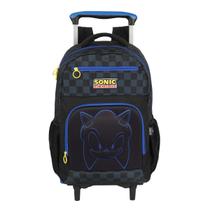 Mochila De Rodas Sonic Juvenil Escolar Game Mala Meninos Mochila De Rodas Sonic Juvenil Escolar Game Mala Meninos