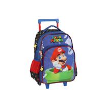 Mochila De Rodas Super Mario Bros Escolar Meninos Luxcel
