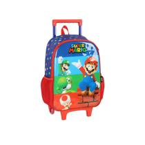Mochila De Rodas Super Mario Bros Escolar Passeio