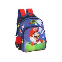 Mochila De Rodas Super Mario Bros Meninos Escolar Infantil