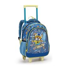 Mochila de rodinha 16" tigre skatista