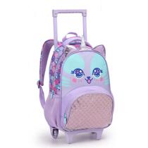Mochila De Rodinha 16L Gata Unicornio- Seanite