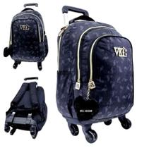 Mochila De Rodinha 360juvenil Feminina Escolar Com Chaveiro