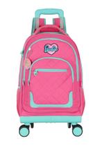 Mochila de rodinha barbie pink luxcel - brand