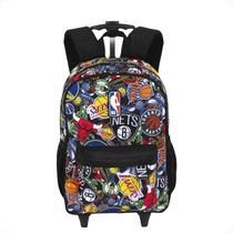 Mochila de Rodinha Carrinho Sestini Nba Begins Reforçada 17L