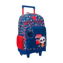Mochila De Rodinha College Panda Pipoca 16 Juvenil Xeryus Mochila De Rodinha College Panda Pipoca 16 Juvenil Xeryus