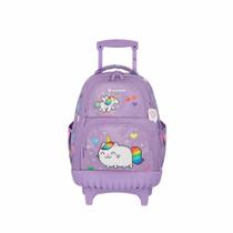 Mochila de rodinha Cross 2.0 5XT Lilás Gatos & Unicórnios Xtrem by Samsonite