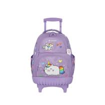 Mochila de rodinha Cross 2.0 5XT Lilás Gatos & Unicórnios Mochila de rodinha Cross 2.0 5XT Lilás Gatos & Unicórnios