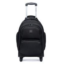 Mochila de Rodinha e Alças Executiva Viagem Trabalho Resistente Preto Mochila de Rodinha e Alças Executiva Viagem Trabalho Resistente Preto